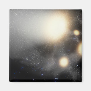 Aimant Un amas de galaxies