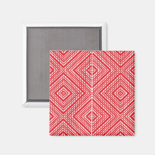 Aimant un arrière - plan rouge et blanc avec un motif dia