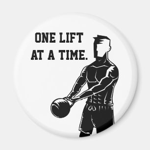Aimant Un Ascenseur À La Fois Kettlebell Exercice Fitness