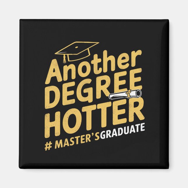 Aimant Un autre diplôme Hotter Master's Graduation (Devant)