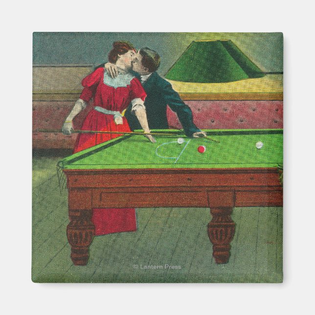 Aimant Un baiser du rouge (Devant)