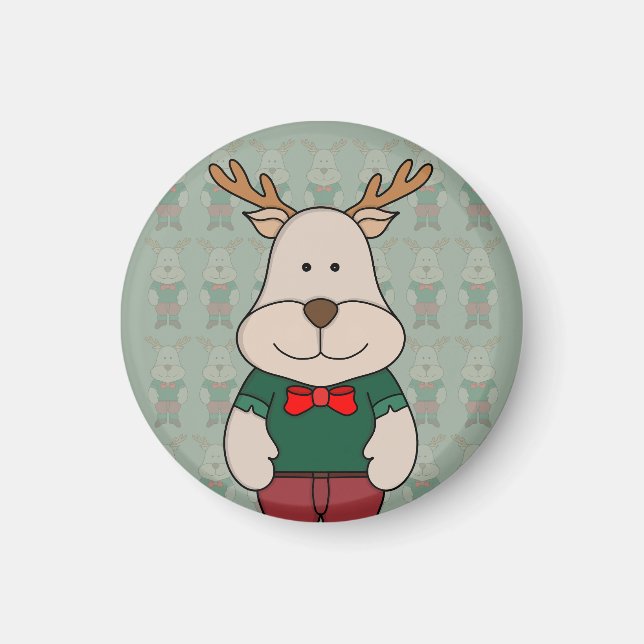 Aimant Un cerf mignon (Devant)