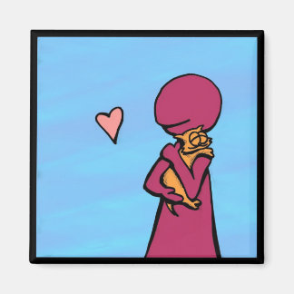 Aimant Un chat aime les câlins