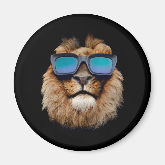 Aimant Un chat Cool (Devant)