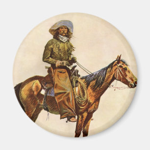 Aimant Un cow-boy d'Arizona par Remington, Western vintag