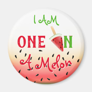 Aimant Un Dans Un Melon Fruit De Pastèque