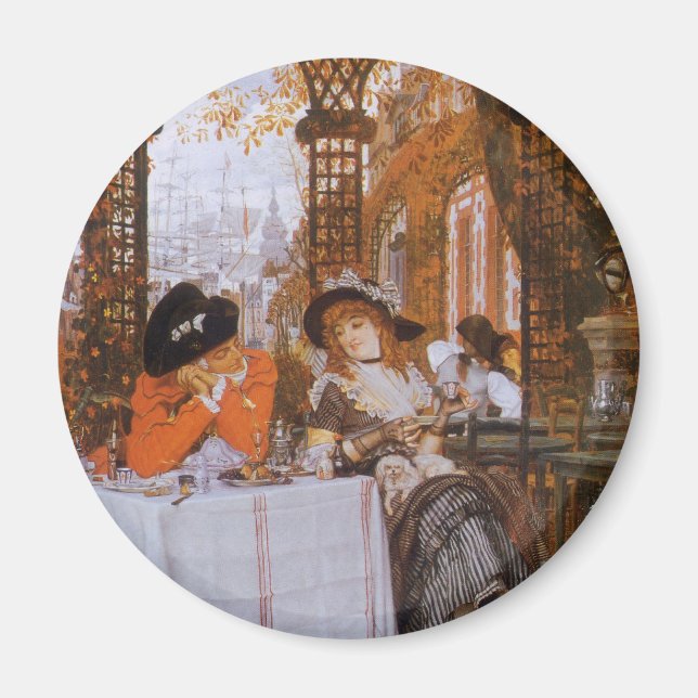 Aimant Un déjeuner (Le Dejeuner) de James Tissot (Devant)