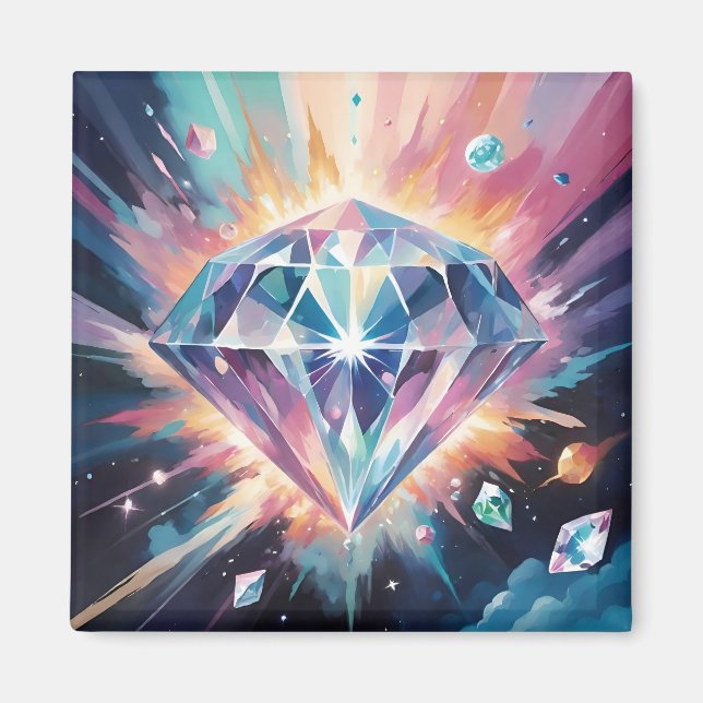 Aimant Un diamant dans l'espace