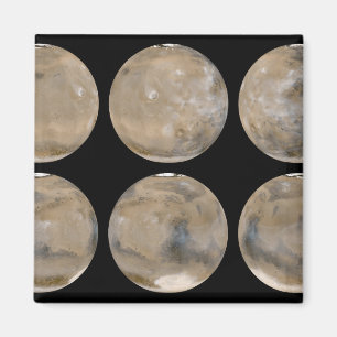 Aimant Un été Mi-Du nord/hiver du sud sur Mars