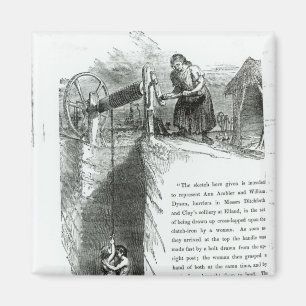 Aimant Un garçon et une fille en train d'être enlevé dans