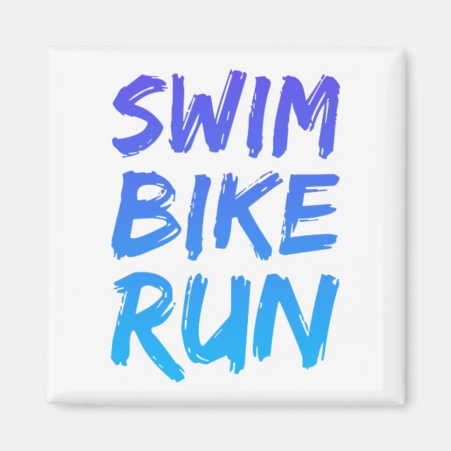 Aimant Un grand cadeau de Triathlon pour votre ami ou fam (Devant)