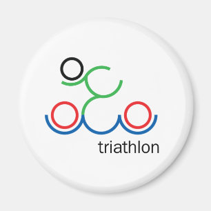 Aimant Un grand cadeau de Triathlon pour votre ami ou fam
