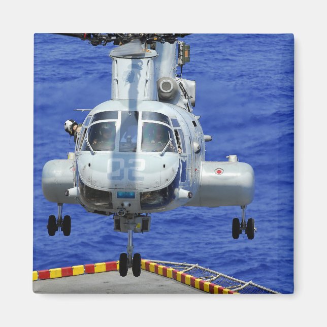 Aimant Un hélicoptère CH-46E Sea Knight (Devant)