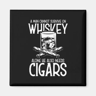 Aimant Un Homme Qui Aime Le Whiskey Et Le Cigar