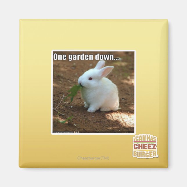 Aimant Un jardin � (Devant)