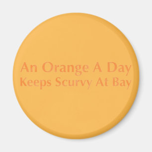 Aimant Un Jour D'Orange Garde La Scurvie Dans La Baie