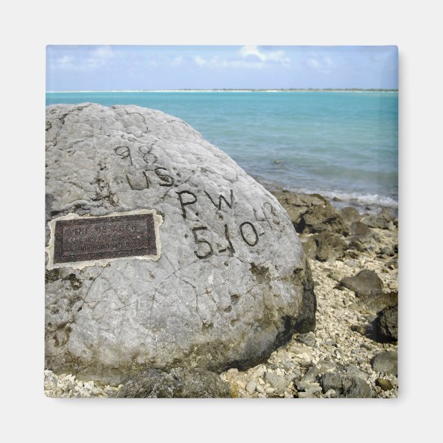 Aimant Un mémorial aux prisonniers de guerre sur Wake Isl (Devant)