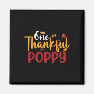 Aimant Un Merci Poppy drôle Thanksgiving Automne Automne