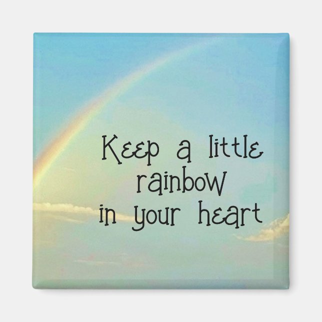 Aimant Un petit arc-en-ciel (Devant)