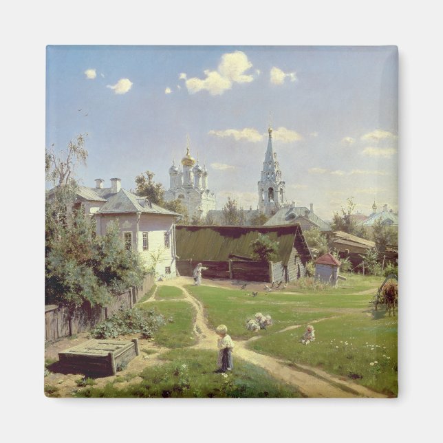 Aimant Un petit jardin à Moscou, 1878 (Devant)