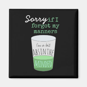 Aimant Un Peu Absinthe L'esprit drôle Humour de boisson