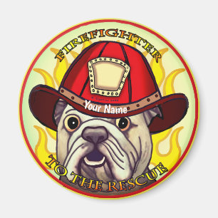 Aimant Un pompier Bulldog