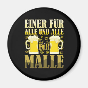 Aimant Un pour tous et tous pour Malle