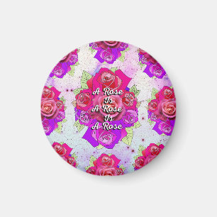 Aimant Un Rose est un Rose est un Rose