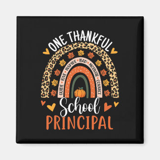 Aimant Un Thanksgiving Rainbow, principal de l'école