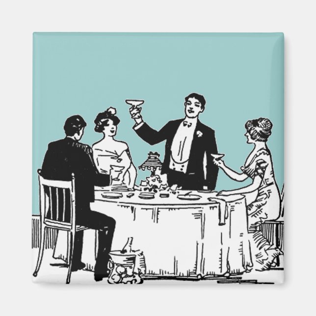 Aimant Un toast (Devant)