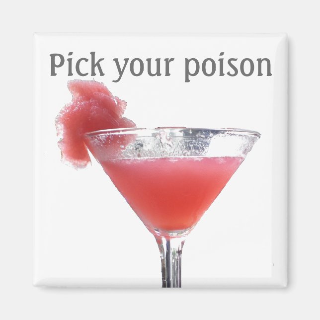 Aimant Un toast à une bonne heure (Devant)