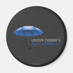 Aimant Under Debbie's Blue Umbrella