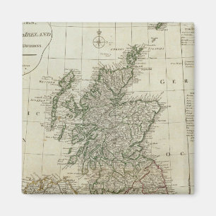 Aimant Une carte complète des îles britanniques