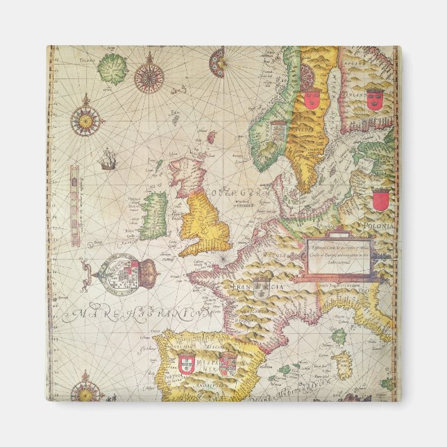 Aimant Une carte générale (Devant)