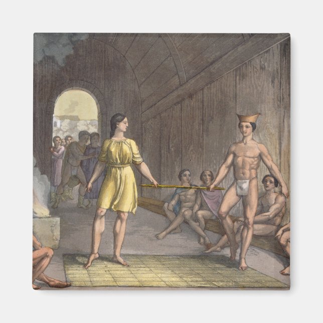 Aimant Une cérémonie de mariage avec des Indiens du Canad (Devant)