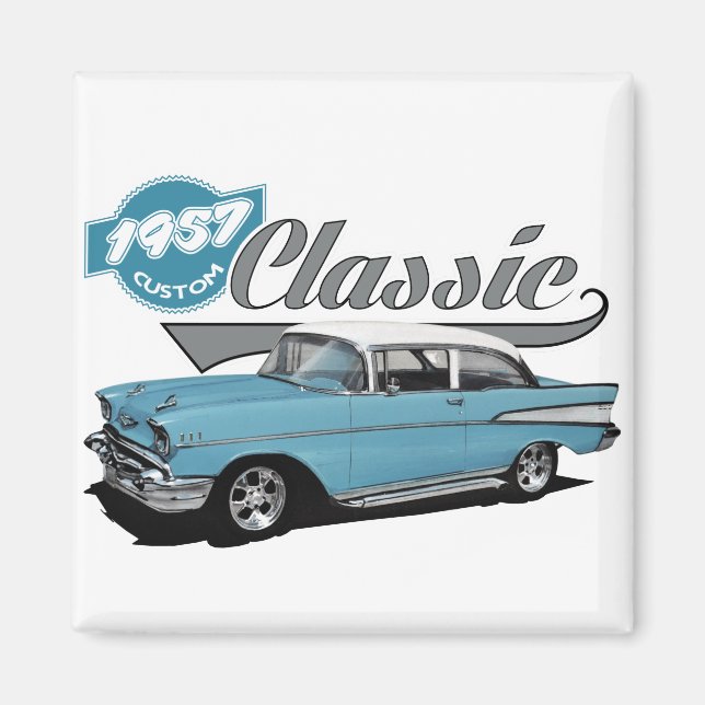 Aimant Une Classique Bleue (Devant)