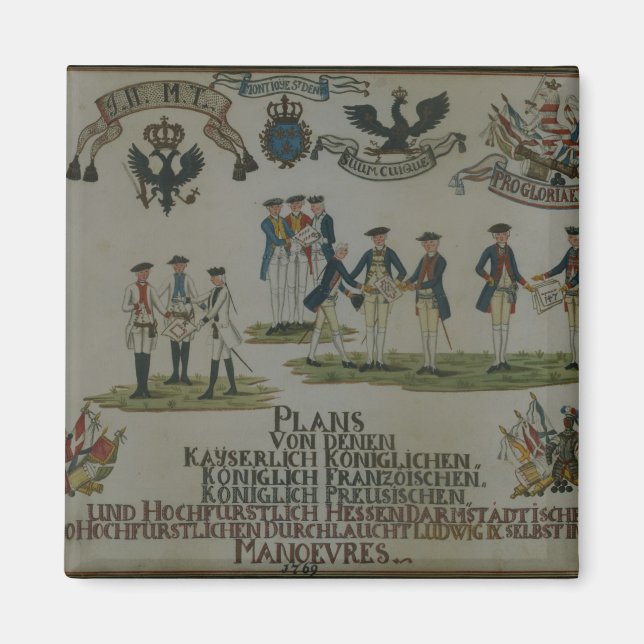 Aimant Une collection de plans de manéouvre (Devant)