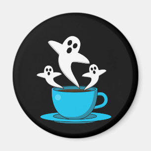 Aimant Une coupe de café fumeur fantôme