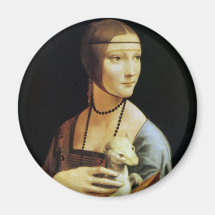 Aimant Une dame avec une mine par Léonard de Vinci