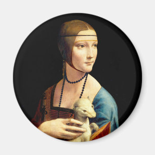 Aimant Une dame avec une mine par Leonardo Da Vinci