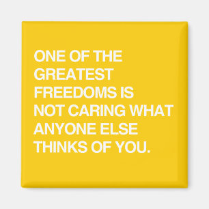 AIMANT UNE DES PLUS GRANDES LIBERTÉS NE S'INQUIÈTE PAS