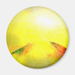 Aimant Une étoile est née - Art numérique de science-fict