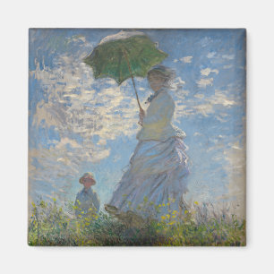Aimant Une femme Claude Monet avec un parasol (La promena
