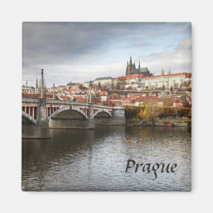 Aimant Une journée orageuse à Prague photo souvenir