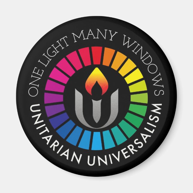 Aimant Une lumière de nombreuses fenêtres Universalisme U (Devant)