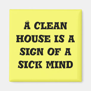 Aimant Une maison de nettoyage est en train d'attribuer u