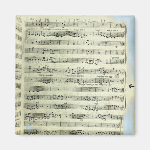 Aimant Une page de l'une des deux seules copies