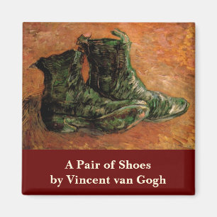 Aimant Une paire de chaussures de Vincent van Gogh
