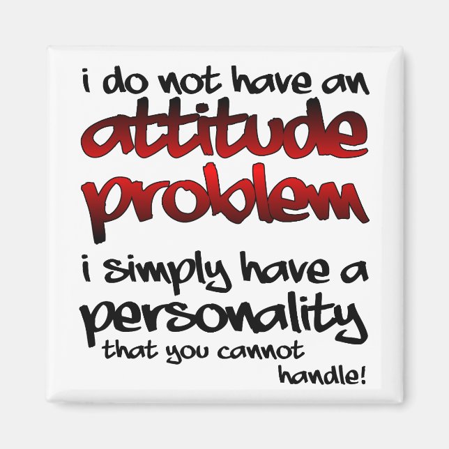 Aimant Une personnalité que vous ne pouvez pas gérer Funn (Devant)