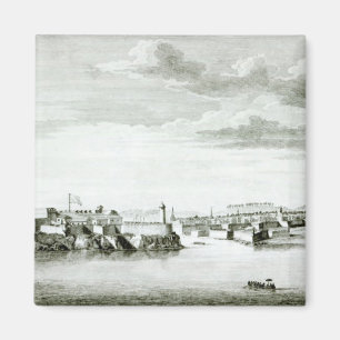 Aimant Une perspective du château de Moro et de la ville